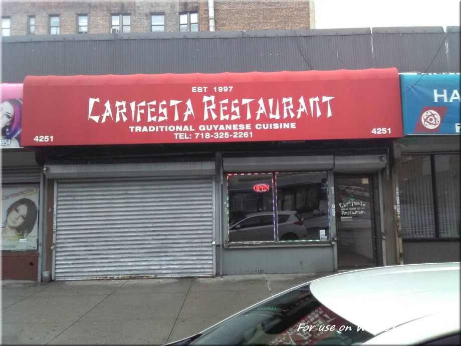 Carifesta Restaurant Restaurant in The Bronx / Official Menus & Photos