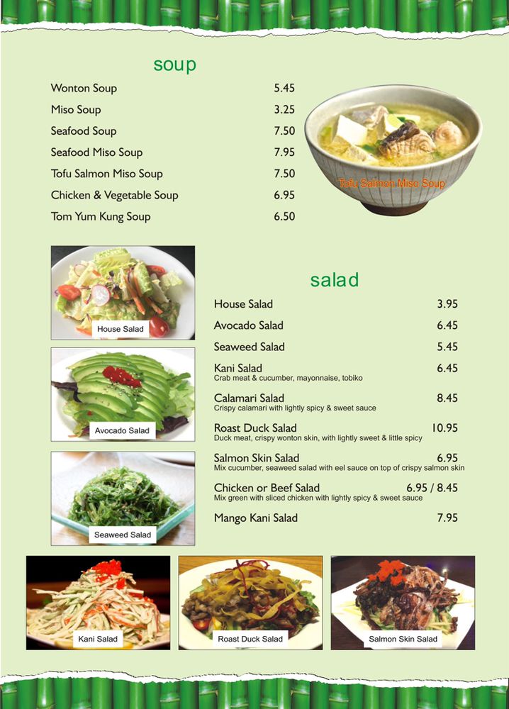 Bamboo Ya Restaurant in Queens / Official Menus & Photos