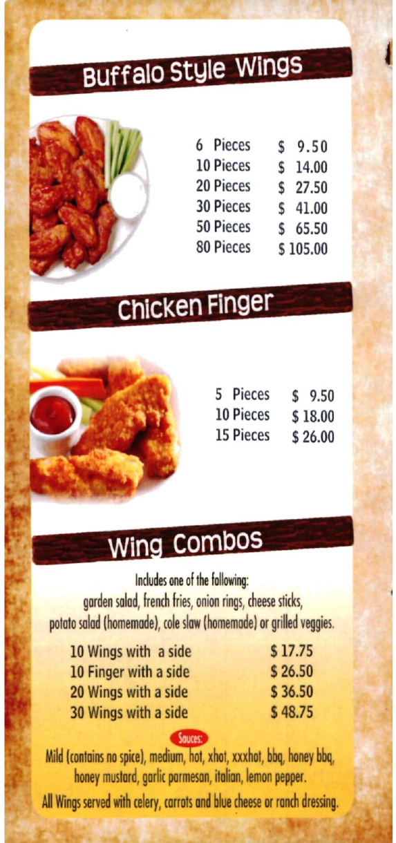 Wing Wagon Restaurant in Brooklyn / Official Menus & Photos