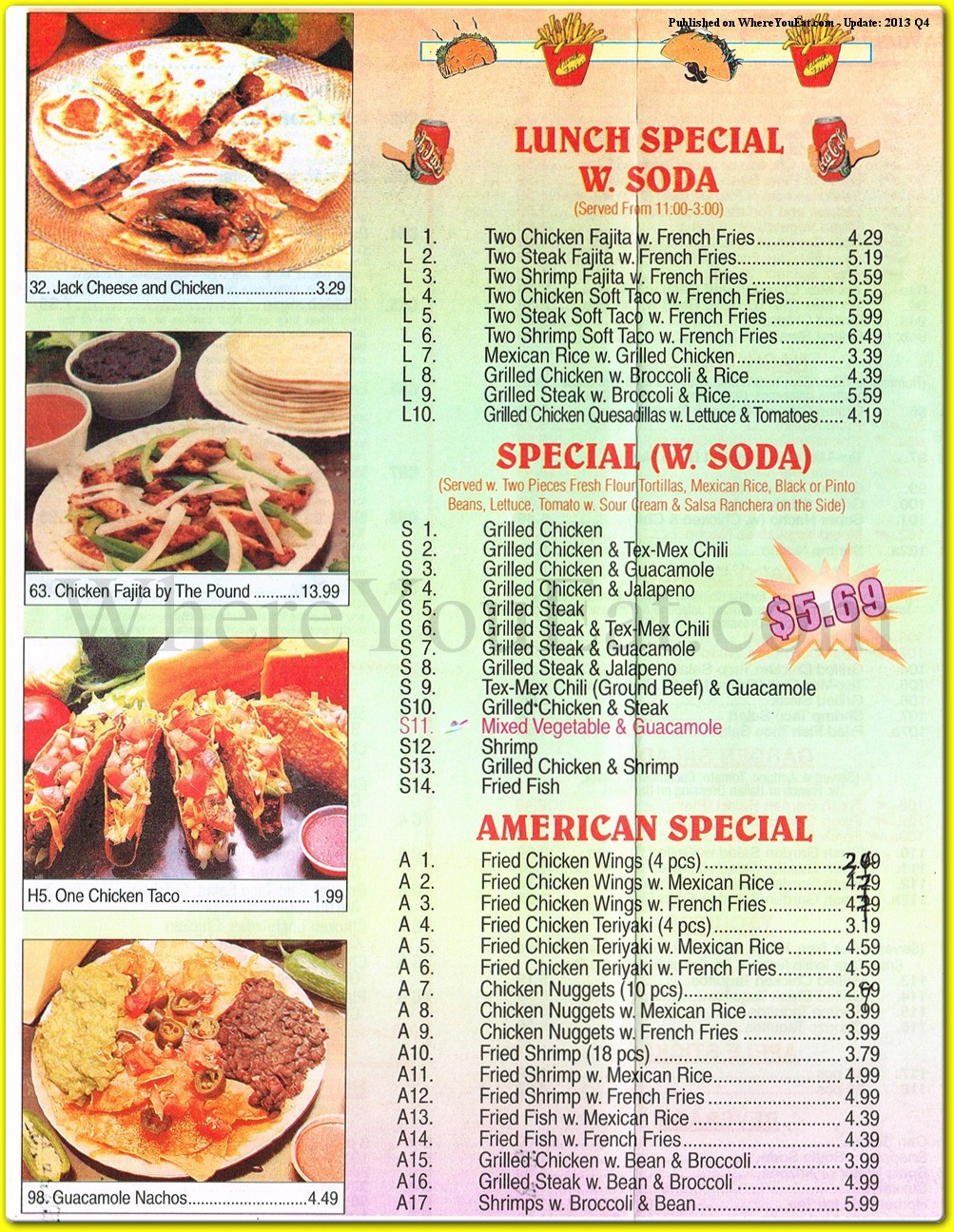 Yummy Taco Restaurant in Brooklyn / Official Menus & Photos