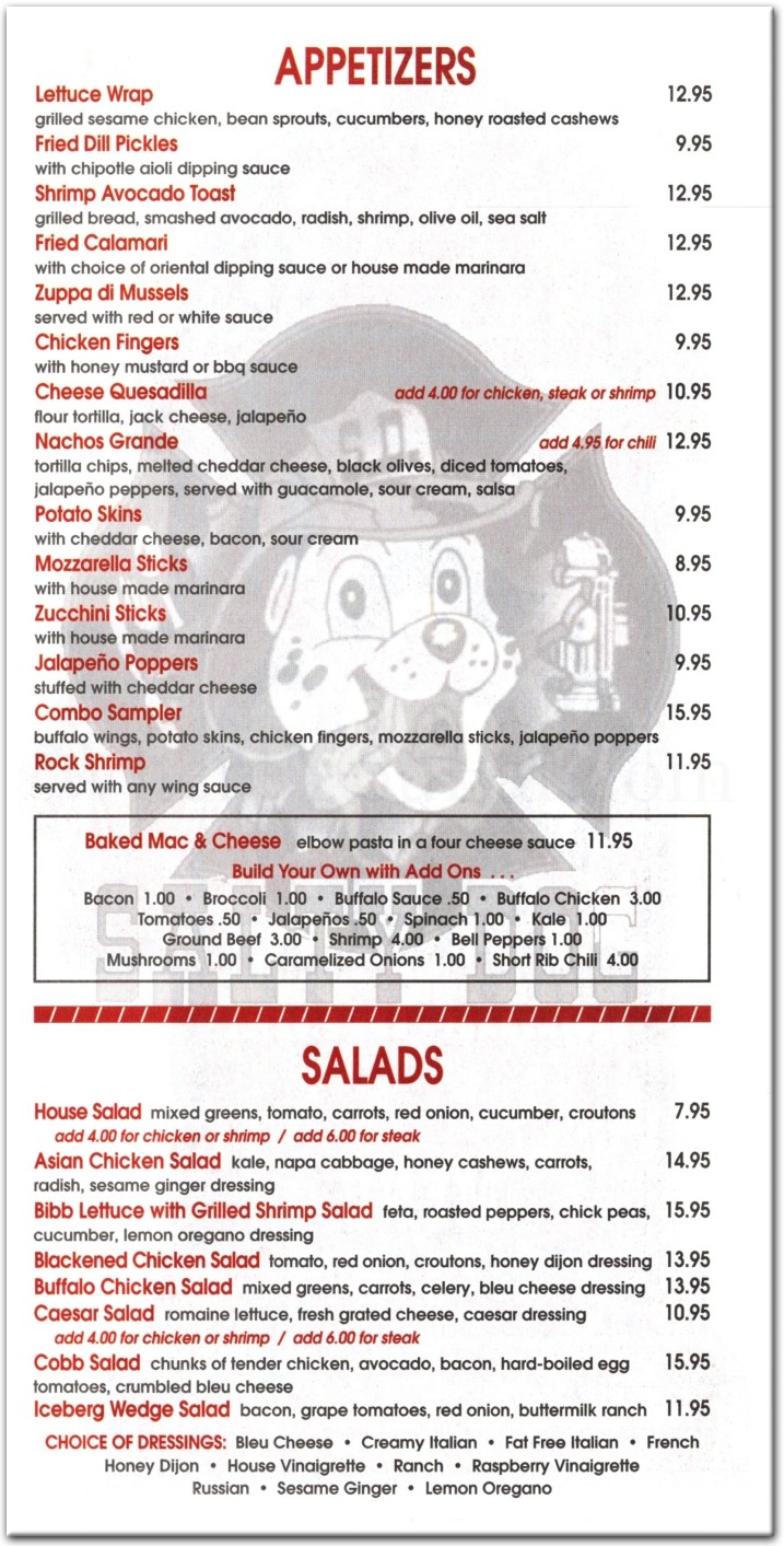 Salty Dog Restaurant Restaurant in Brooklyn / Official Menus & Photos