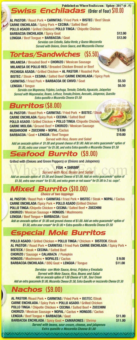 Azul Tequila Restaurant in Brooklyn / Official Menus & Photos