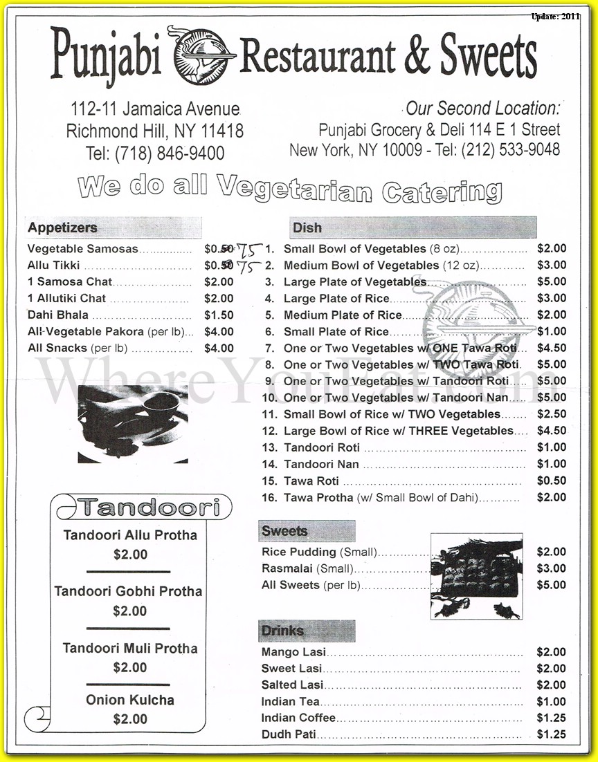 Punjabi Restaurant in Queens / Official Menus & Photos