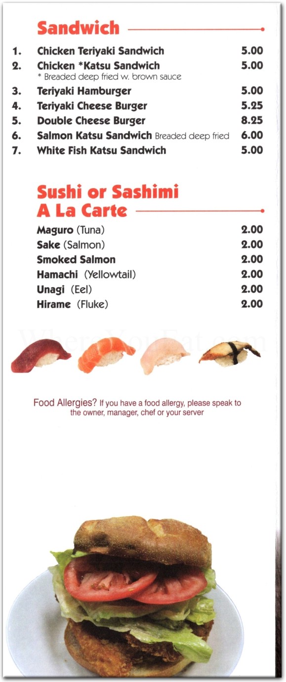 Tokyo Teriyaki Restaurant in Queens / Official Menus & Photos