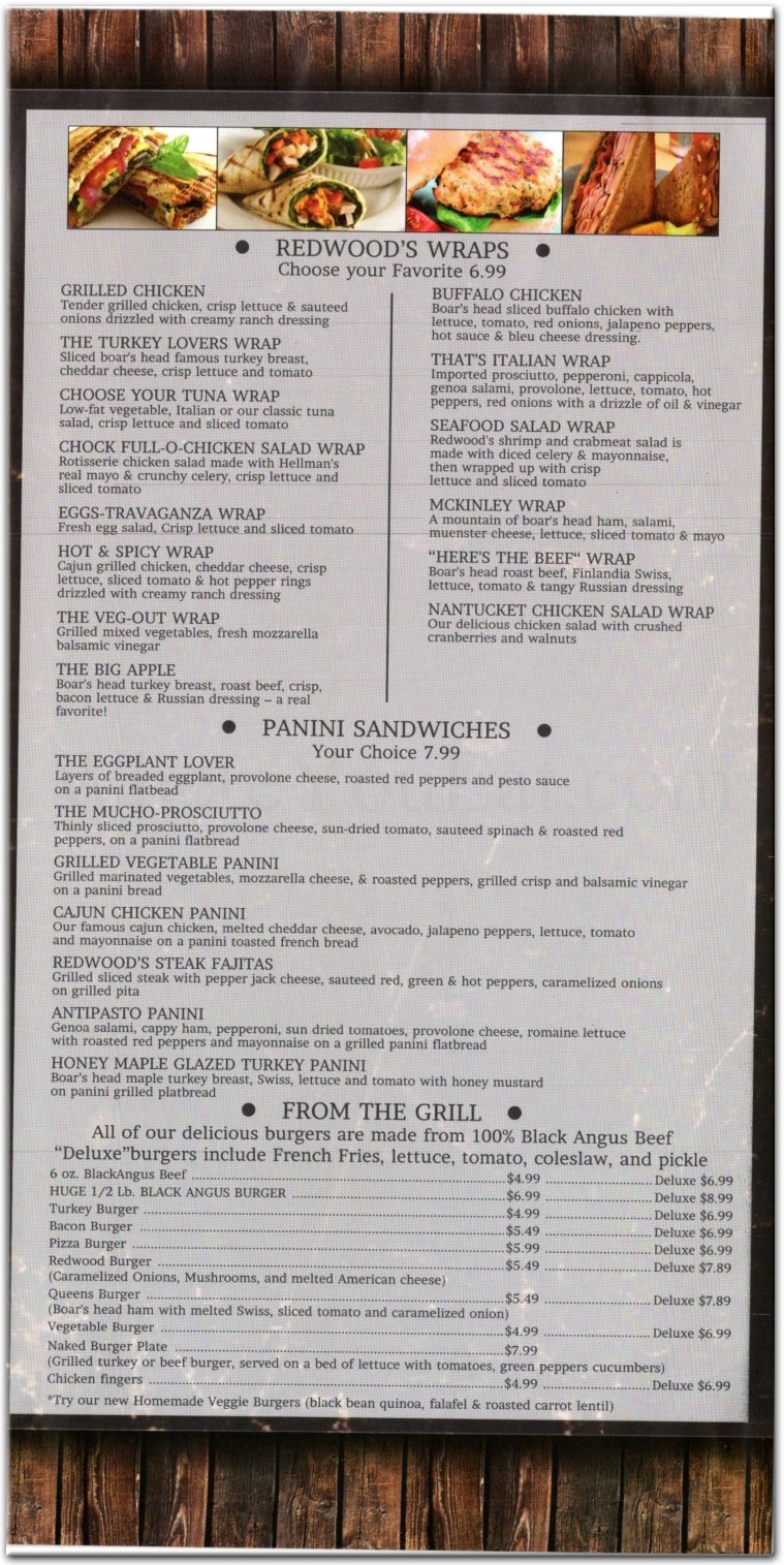 Redwood Deli Restaurant in Queens / Official Menus & Photos