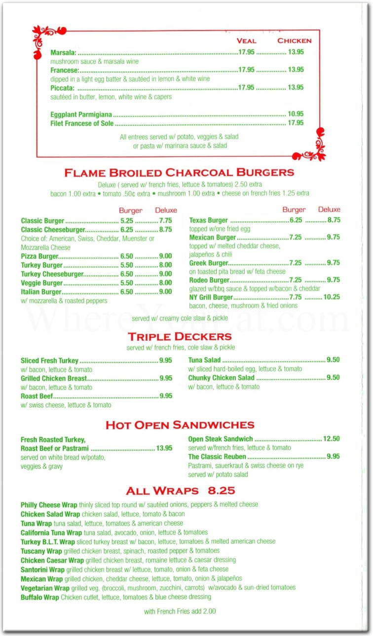 New York Grill Restaurant in Queens / Official Menus & Photos