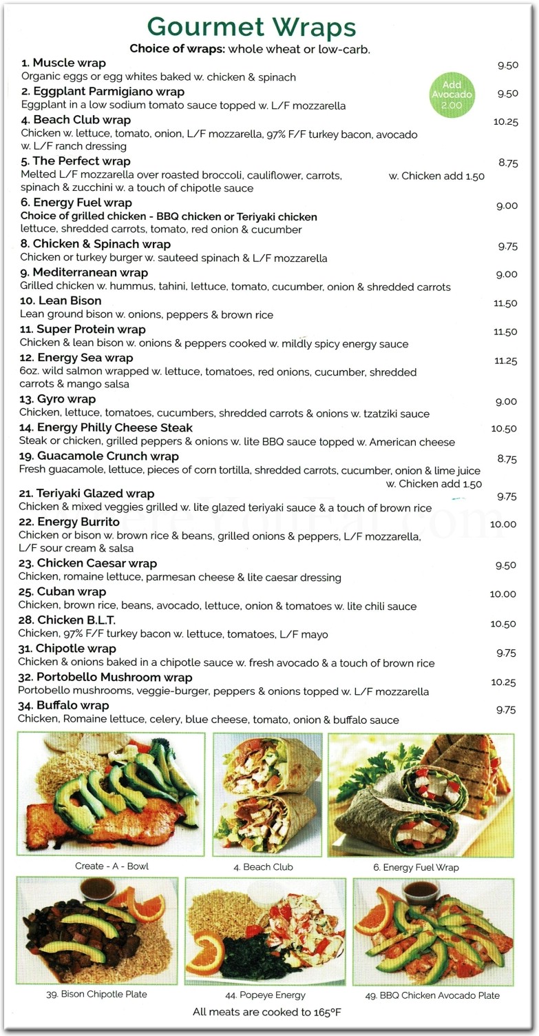 Energy Fuel Restaurant in Queens / Official Menus & Photos