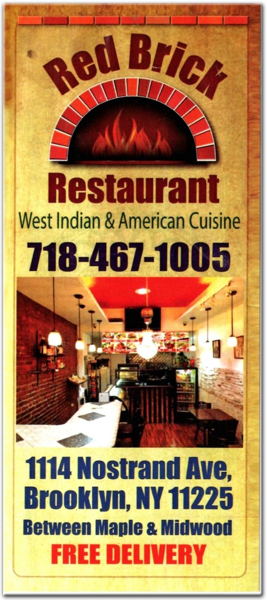 Red Brick Restaurant in Brooklyn / Official Menus & Photos