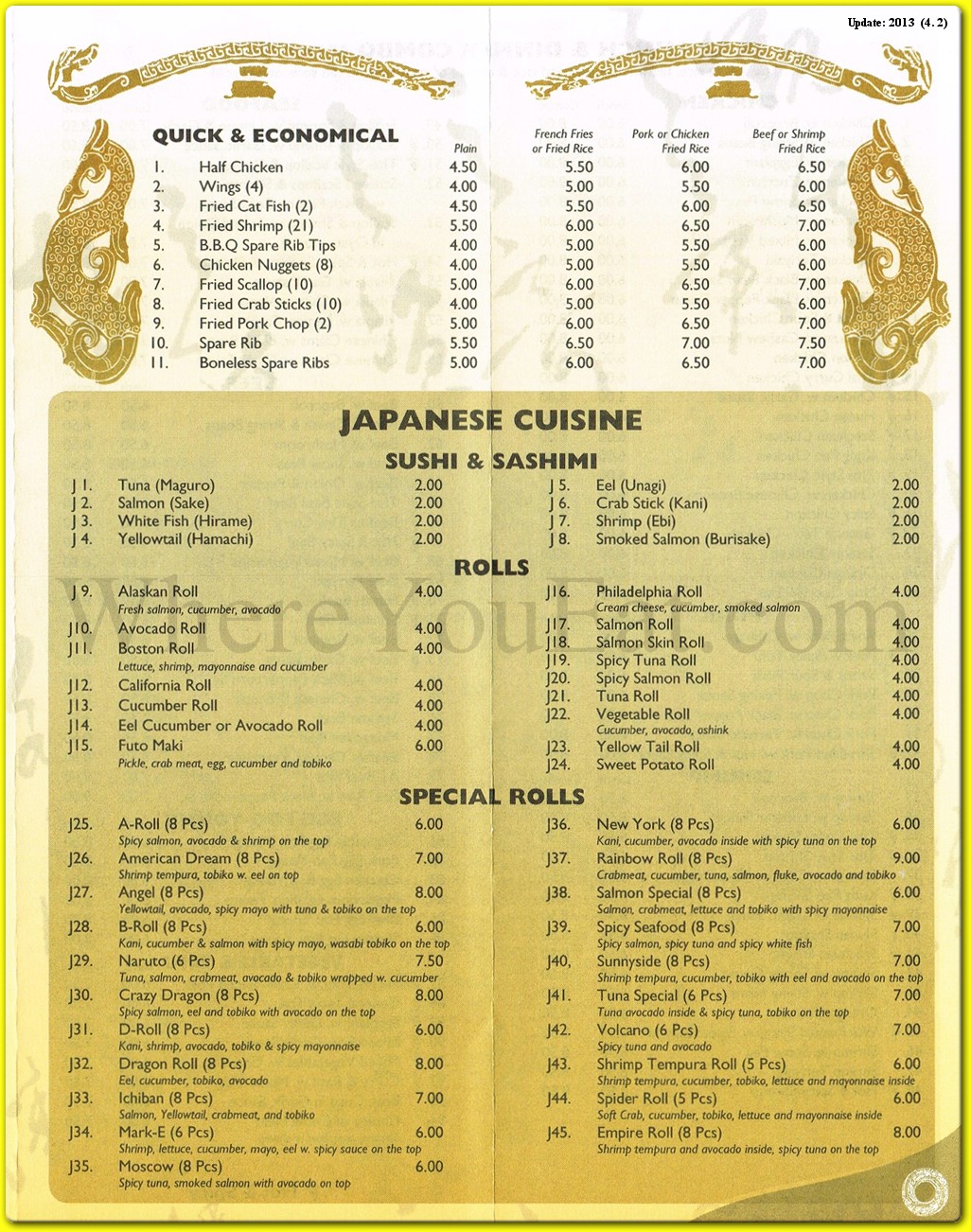 Empire Express Restaurant in Queens / Official Menus & Photos