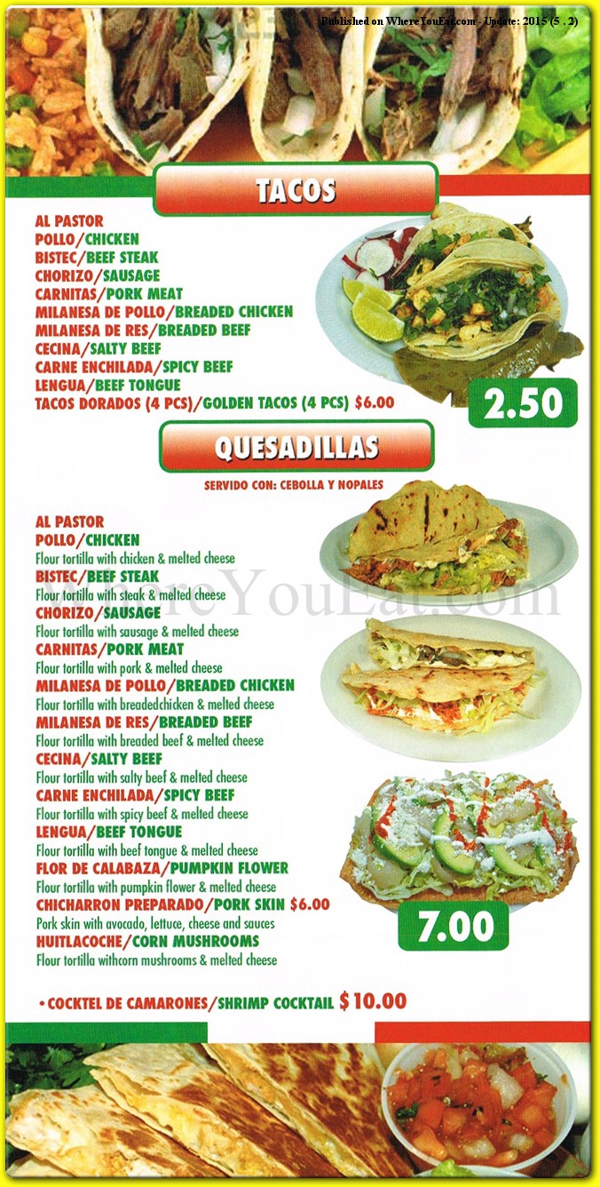 Azteca Deli Restaurant in Brooklyn / Official Menus & Photos