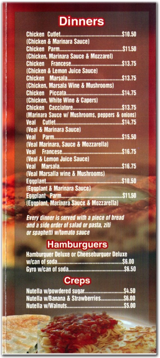 Two Brothers Pizza Restaurant in The Bronx / Official Menus & Photos