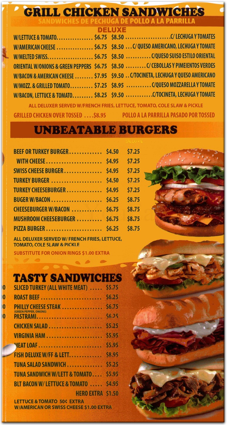 Cosmo's Restauran Restaurant in The Bronx / Official Menus & Photos