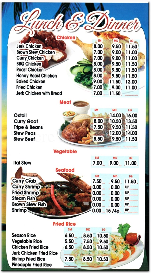 Richie Rich Restaurant in The Bronx / Official Menus & Photos