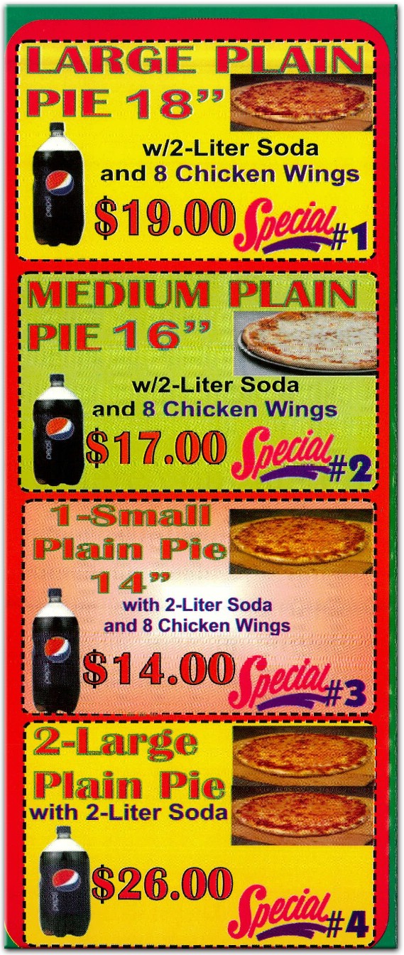 Jo Jo Pizza Restaurant in The Bronx / Official Menus & Photos