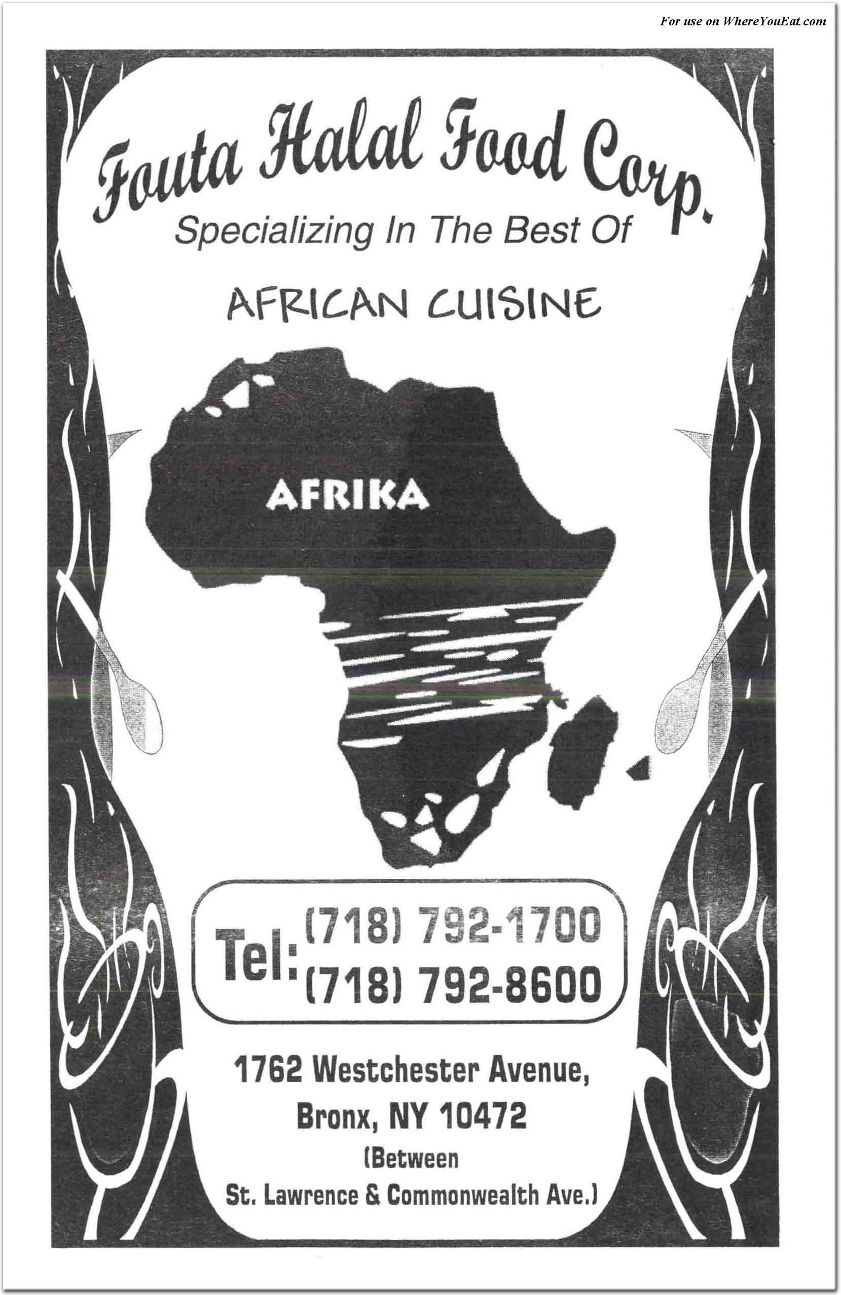 Fouta Halal Restaurant in The Bronx / Menus & Photos