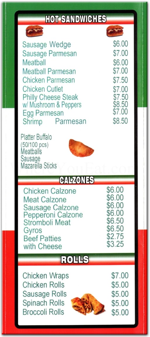 Bella Pizza Restaurant in The Bronx / Official Menus & Photos