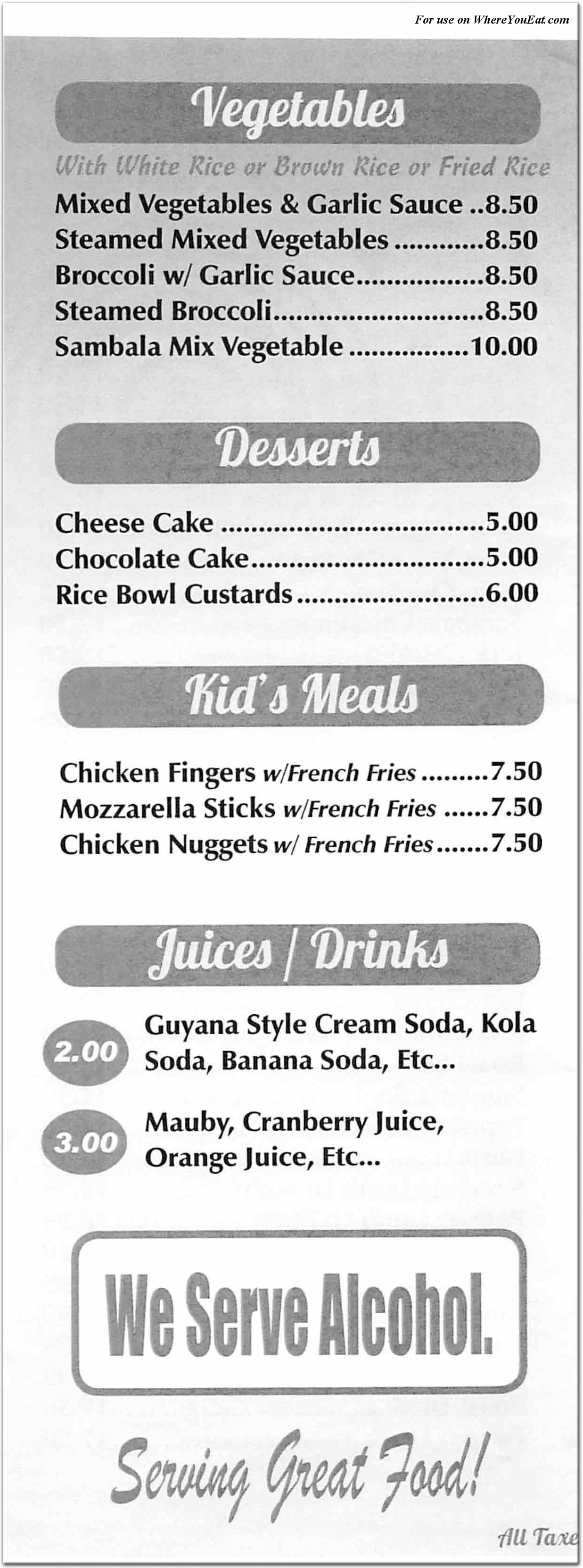 GT Rice Bowl Restaurant in Queens / Official Menus & Photos