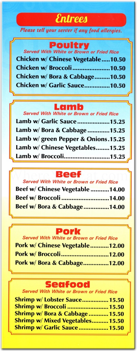 GT Rice Bowl Restaurant in Queens / Official Menus & Photos