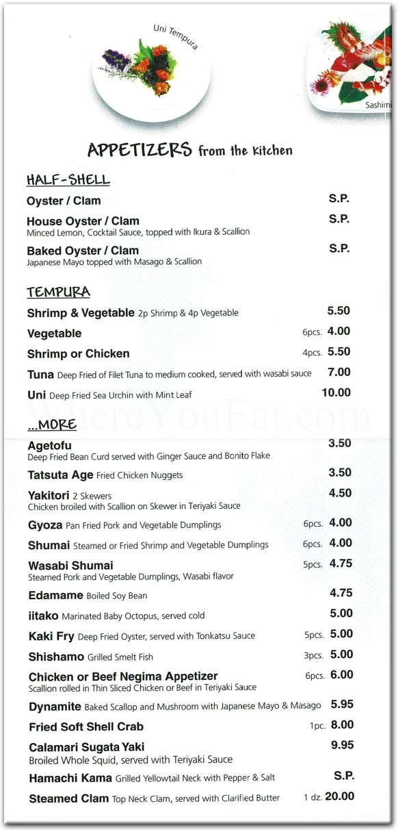 Wasabi Restaurant in Brooklyn / Official Menus & Photos