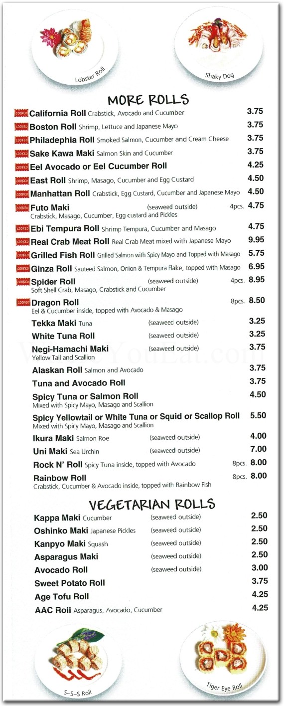 Wasabi Restaurant in Brooklyn / Official Menus & Photos