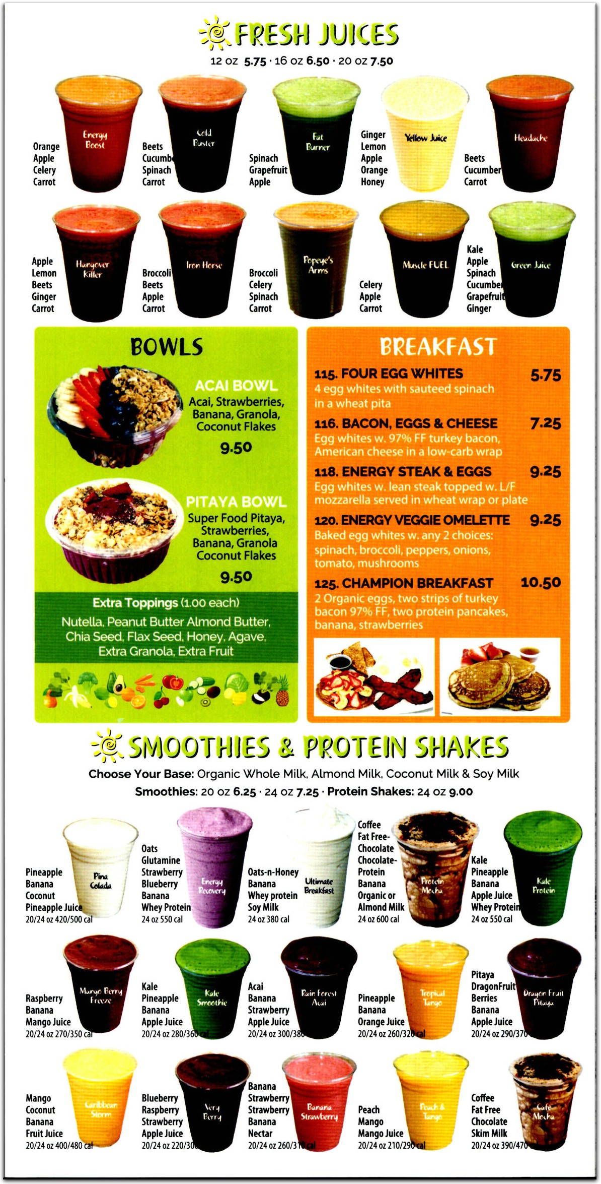 Energy Fuel Bay Ridge Restaurant in Brooklyn / Official Menus & Photos