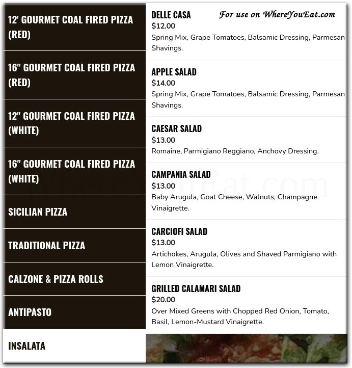 Campania Richmond Ave Restaurant in Staten Island / Official Menus & Photos