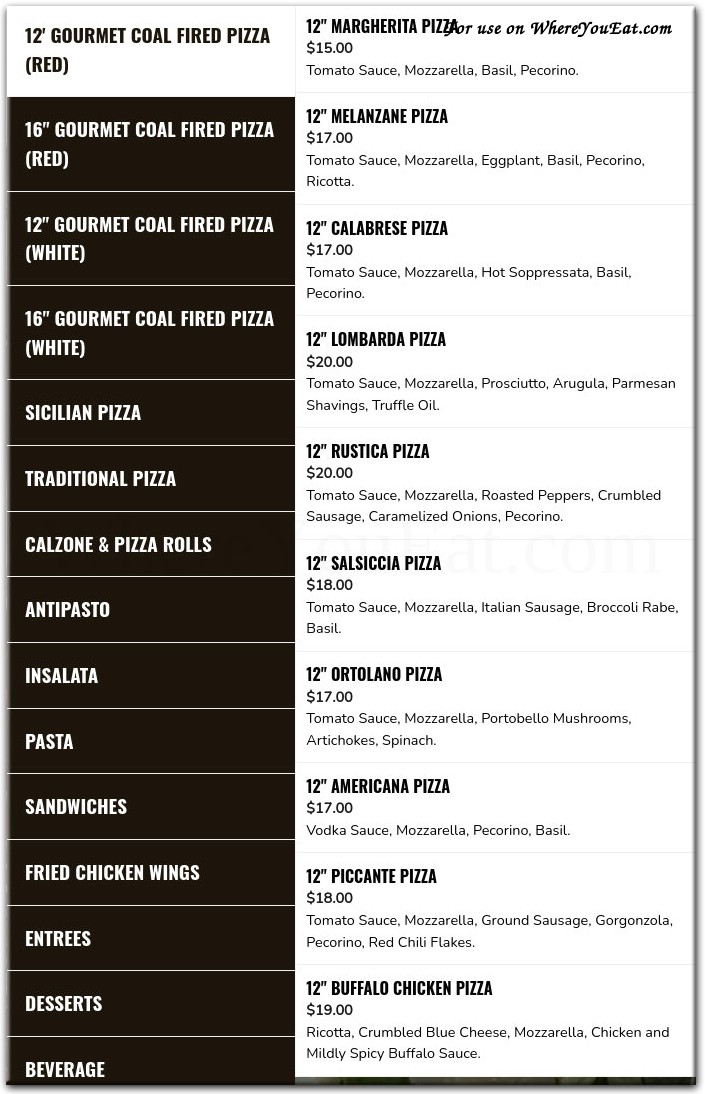 Campania Richmond Ave Restaurant in Staten Island / Official Menus & Photos