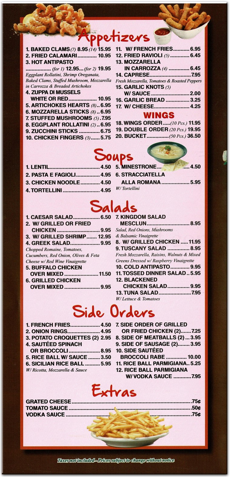 Kingdom Cafe Restaurant in Staten Island / Official Menus & Photos