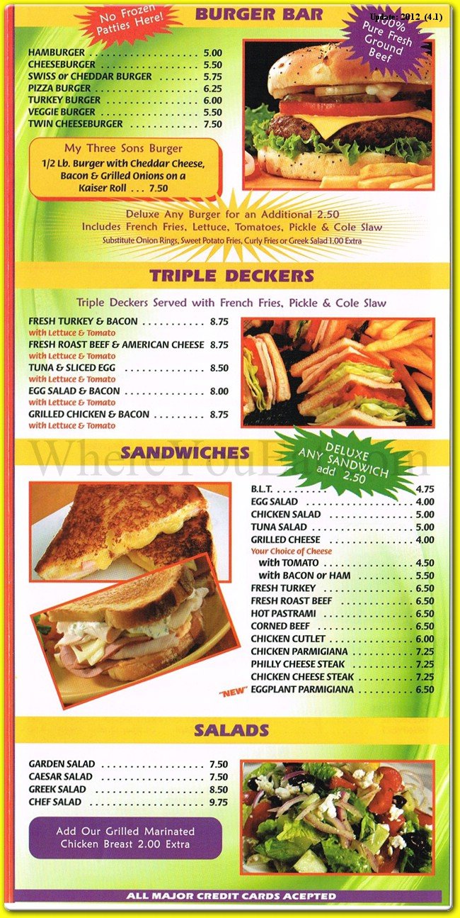 my-3-sons-restaurant-in-brooklyn-official-menus-photos
